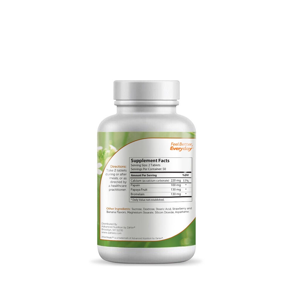 AfterMeals&trade; - 100 Tablets (50 Servings)